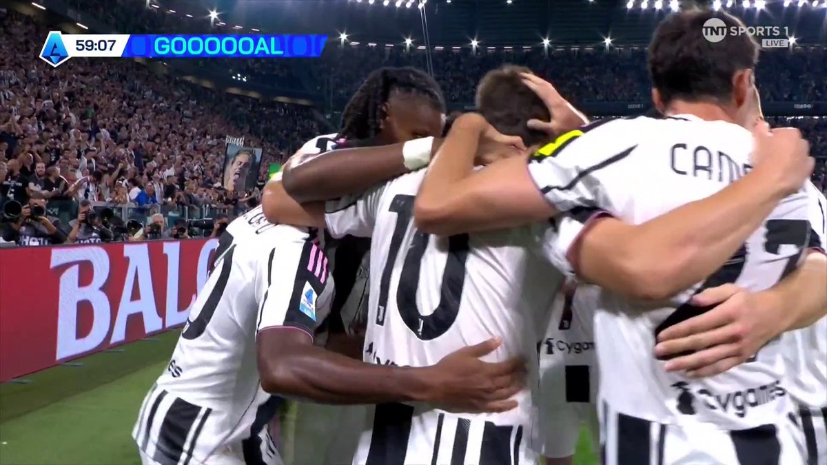 Juventus' new star striker Jonathan David scores on his debut and breaks the deadlock for his new side 💫 📺 TNT Sports &amp; discovery+ UK