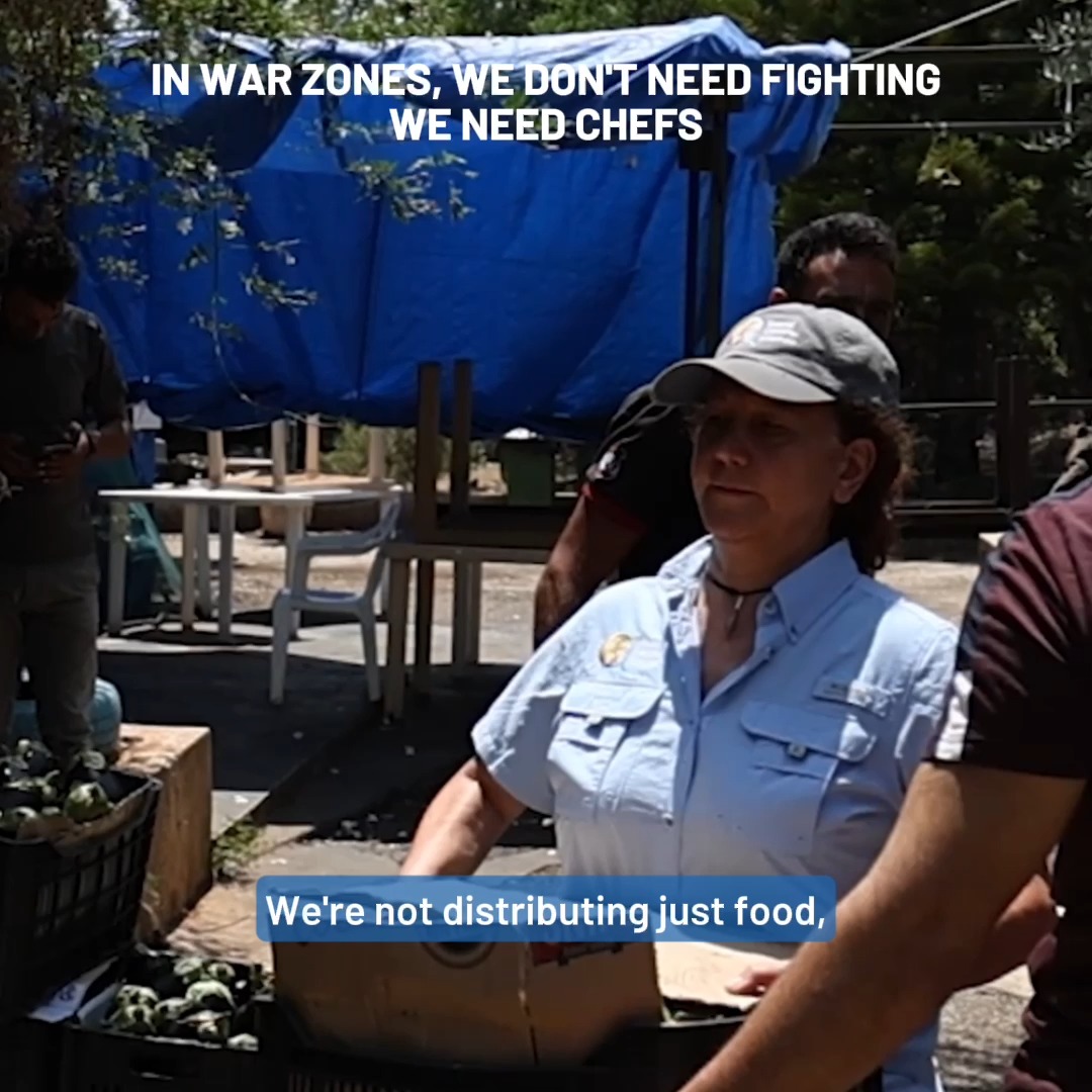 Chef AlineKamakian first joined WCK after the 2020 Beirut port explosion. She was injured and her restaurant was destroyed, but she went to work for others. Today, she leads our #ChefsForLebanon response and has served thousands of people around the world over the past five years. Hear about her journey with WCK providing meals, dignity, and hope to families.