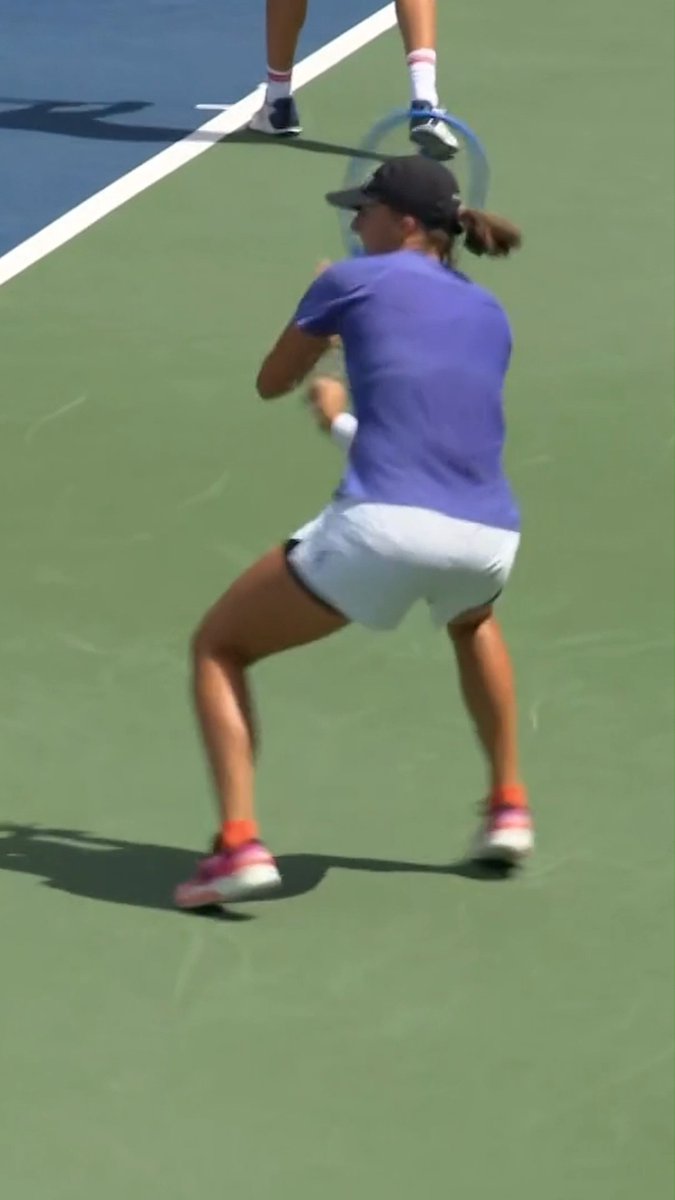 Ale to śmIGA 💨💨💨 #USOpen #JazdaIga