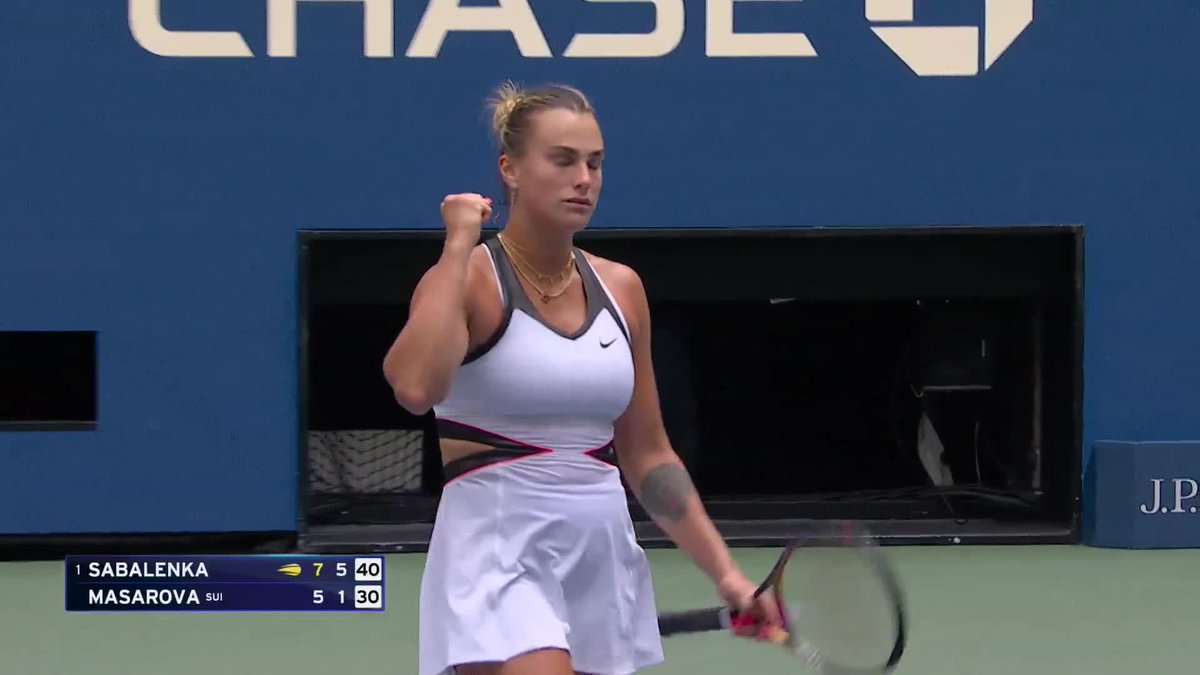 Still her Aryna 🏟️ The defending champion is up and running in NYC!