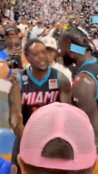 Mario Chalmers for the $1M win! Michael Beasley and Lance Stephenson are BIG3 Champions!