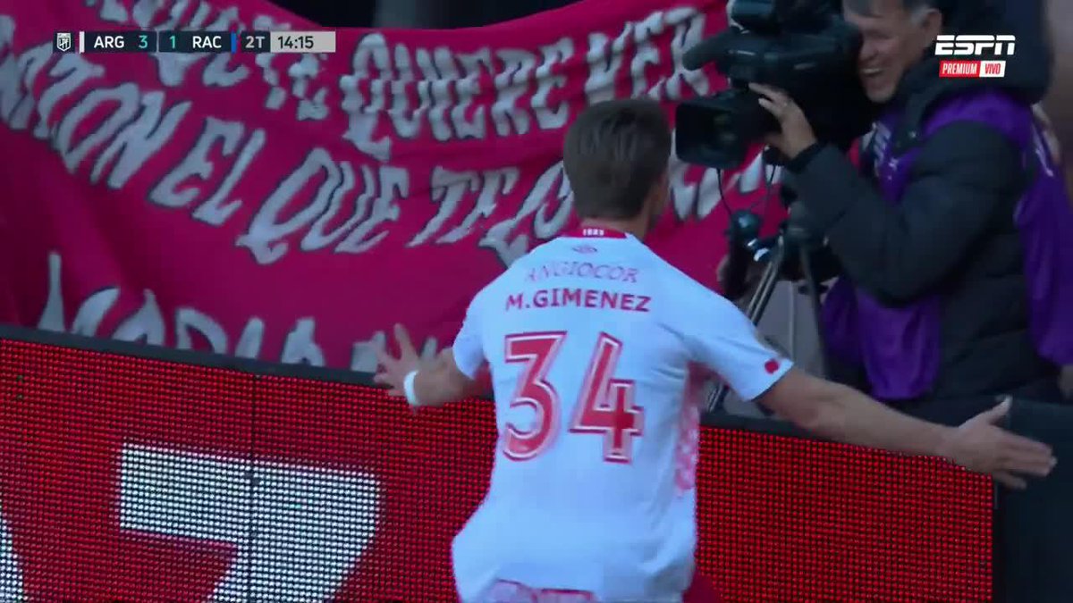 🇦🇷🤯 QUÉ GOLAZO DE MATÍAS GIMÉNEZ ROJAS. ARGENTINOS LE GANA 3-1 A RACING.