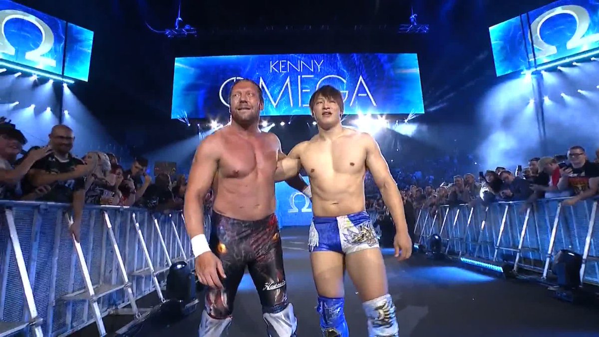 .Kenny Omega &amp; 飯伏 幸太 are ready to dominate tonight in the Lights Out Steel Cage Match! Watch #ForbiddenDoor on PPV right now!