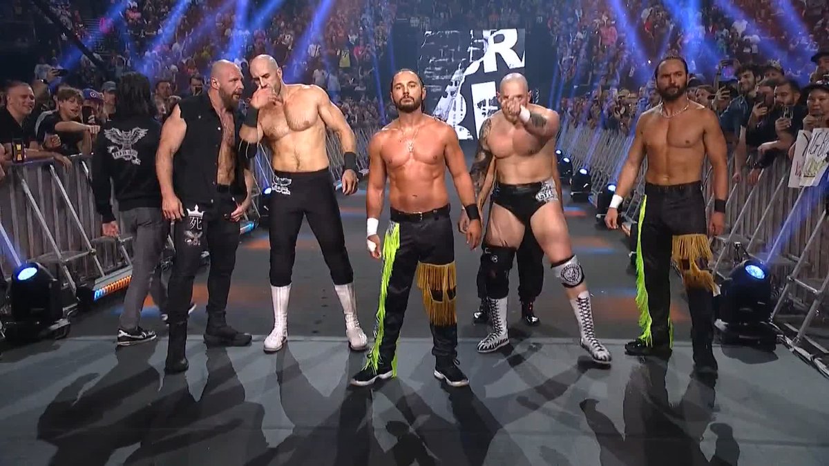 Violence is the mission as GABE KIDD joins the Death Riders Jon Moxley &amp; Swiss on their way to battle! Watch #ForbiddenDoor on PPV right now!
