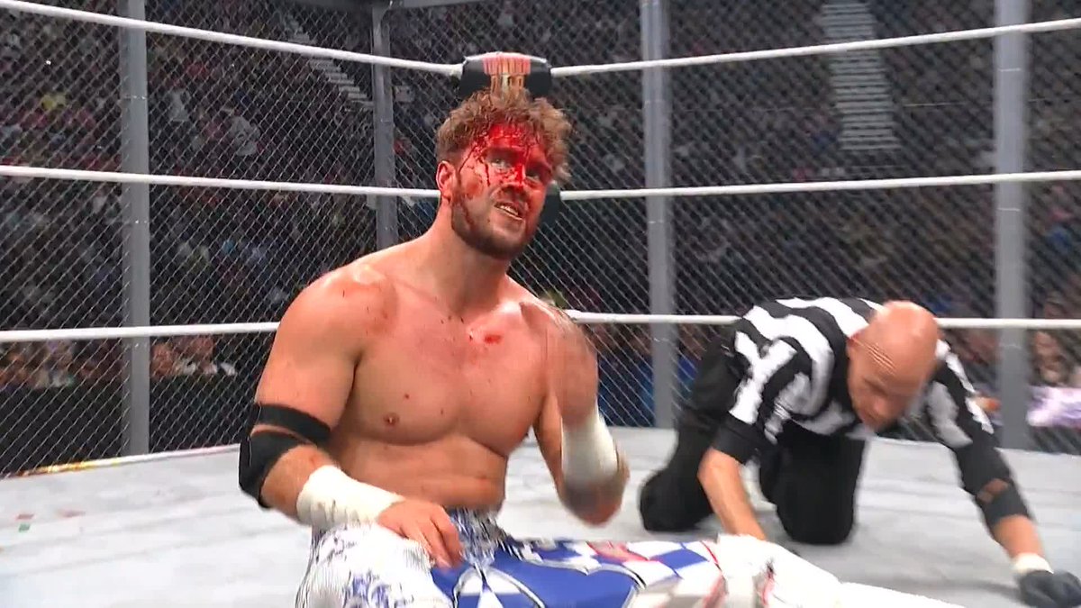 Bro hit a backflip on the ladder and ate a gummy bear 😭😭 Will Ospreay is 1 of 1 #ForbiddenDoor