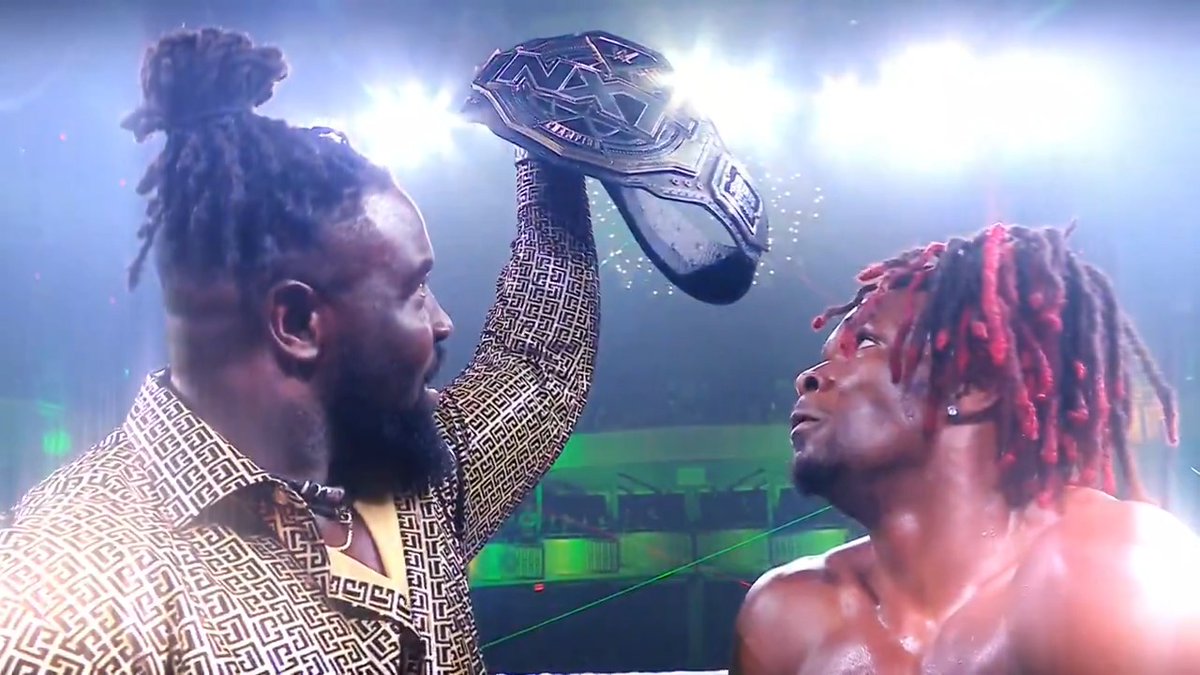 Oba Femi. Je'Von Evans. For the NXT Championship TONIGHT at #WWEHeatwave!