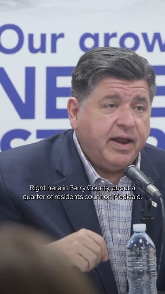 Trump and his Congressional Republicans have cut Medicaid — putting rural hospitals in Illinois at risk of closure. Here in Perry County, a fourth of residents rely on it for their health care coverage. Make no mistake: we're working and listening to find the best path forward.