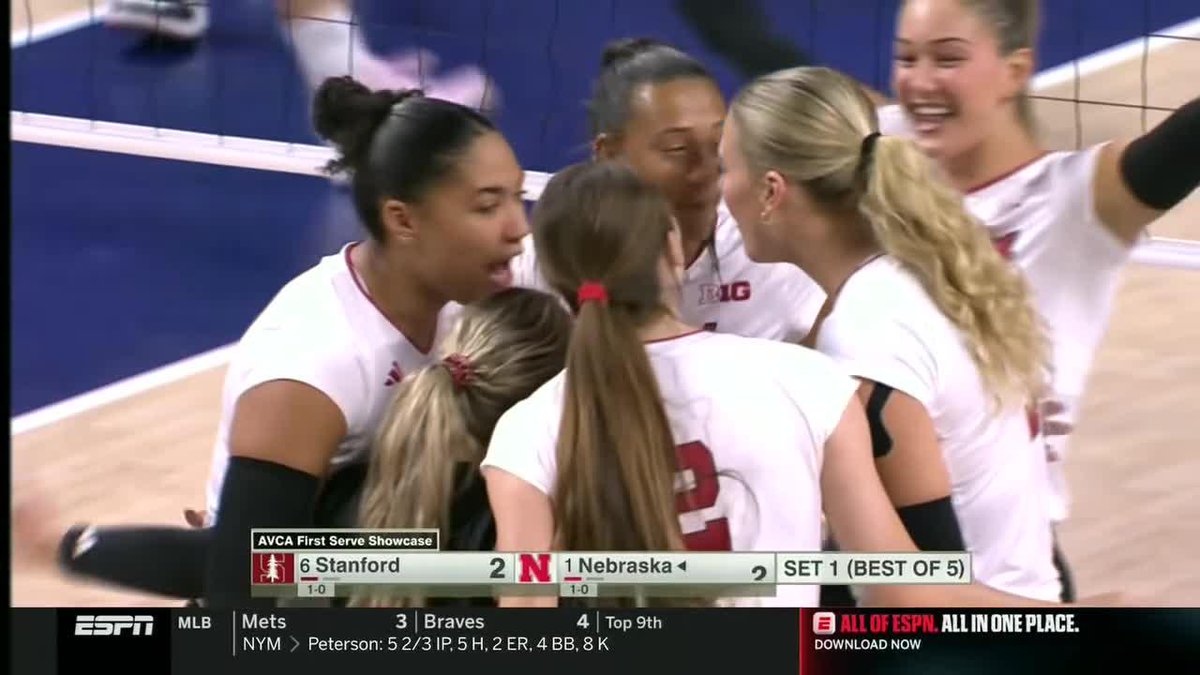 A perfect opening weekend with 15,000 of our closest friends! Nebraska sweeps No. 6 Stanford to close out the AVCA First Serve event and begin the season 2-0! 🎞️ Husker Highlights | Drive Toyota