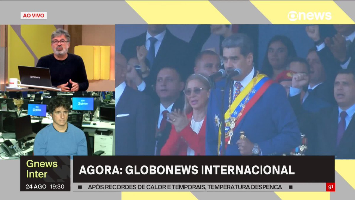 O #GloboNewsInternacional deste domingo (24) já está no ar. Marcelo Lins e Guga Chacra trazem os destaques. ➡ Assista à #GloboNews: