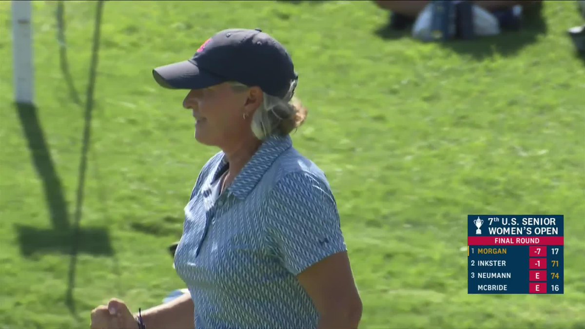 What a week for Becky Morgan! 🏆 The Welshwoman has her first victory in the states... the U.S. Senior Women's Open!