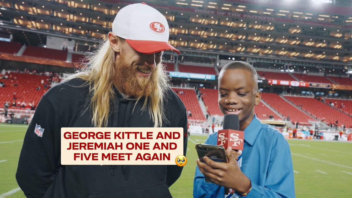 They meet again 🥹 George Kittle joins Jeremiah One and Five to recap ‘Football for All’