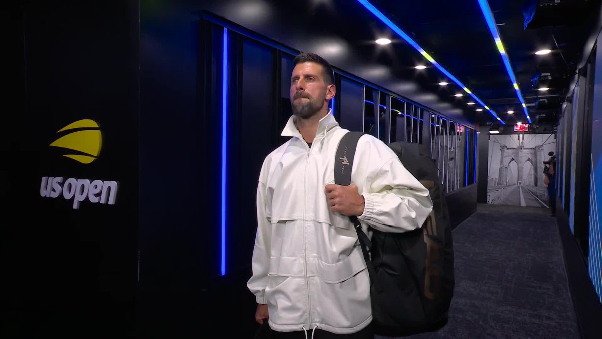 He’s BACK! 👑 Novak Djokovic takes on Learner Tien in the first night match on Ashe.