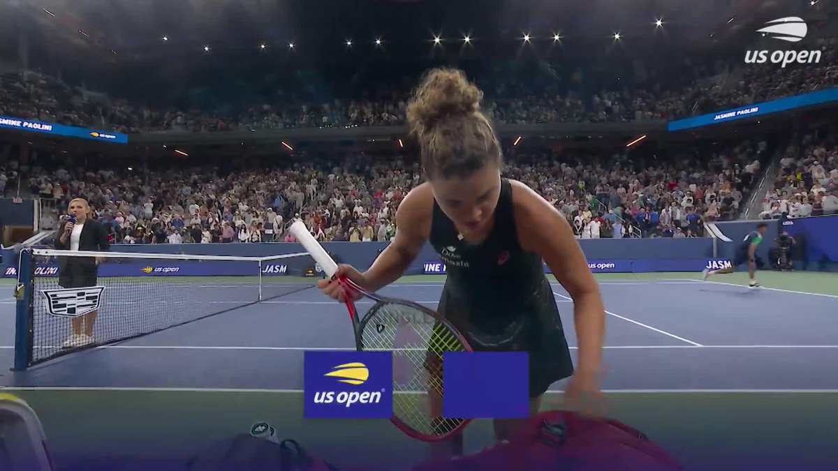 Roaring into Round 2 🗣️ Jasmine Paolini passes the Aiava test 6-2 7-6(4).