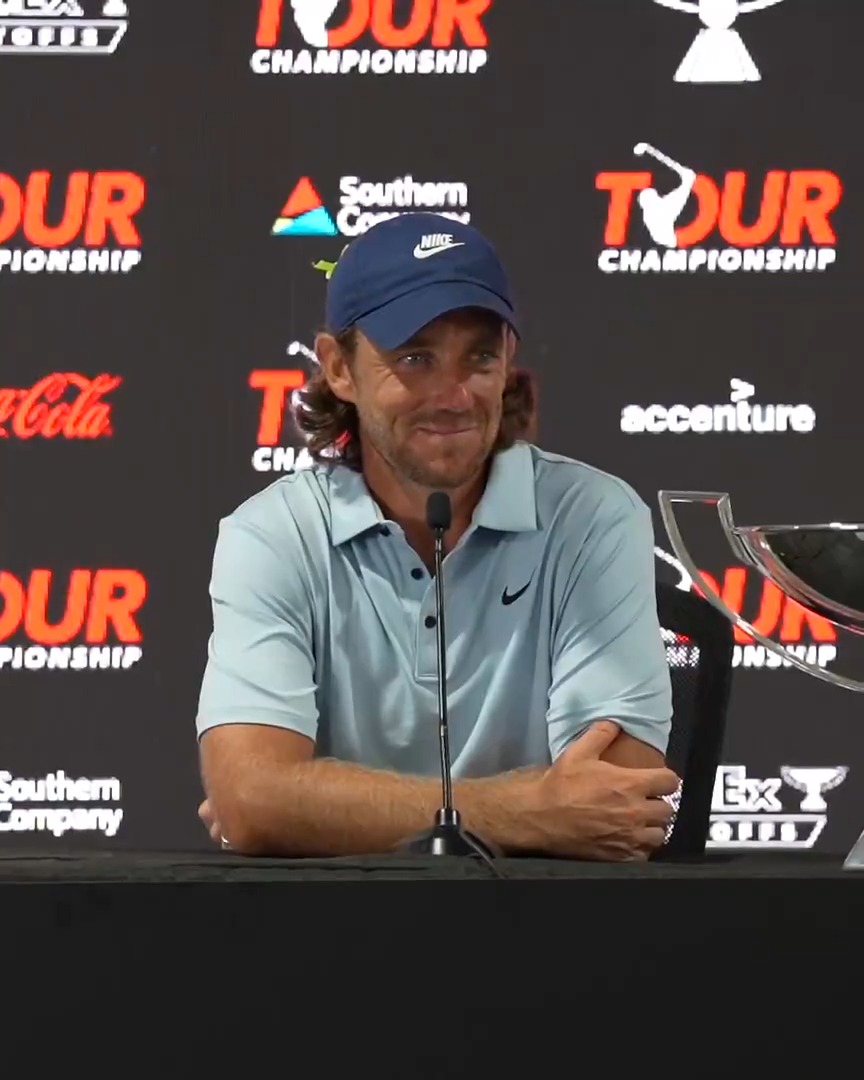 “I enjoyed it while it lasted, in a sick way.” 😂 But the drought is over, and Tommy Fleetwood is the 2025 FedExCup champion!