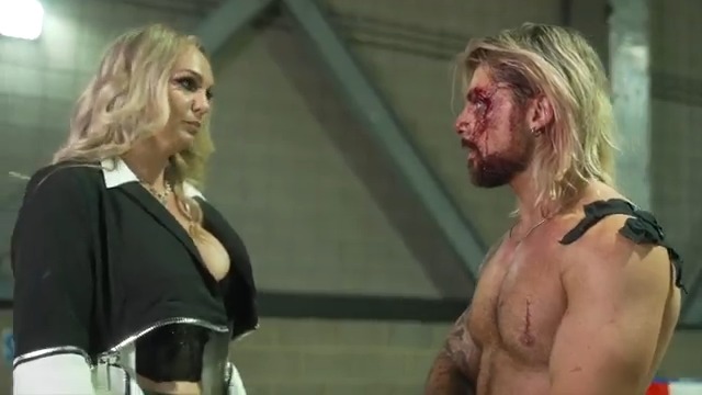 EXCLUSIVE: Kip Sabian 🏴☠️ & Shayna Wayne blame their loss on Killswitch?! Did you miss #ForbiddenDoor PPV? Order it right now!