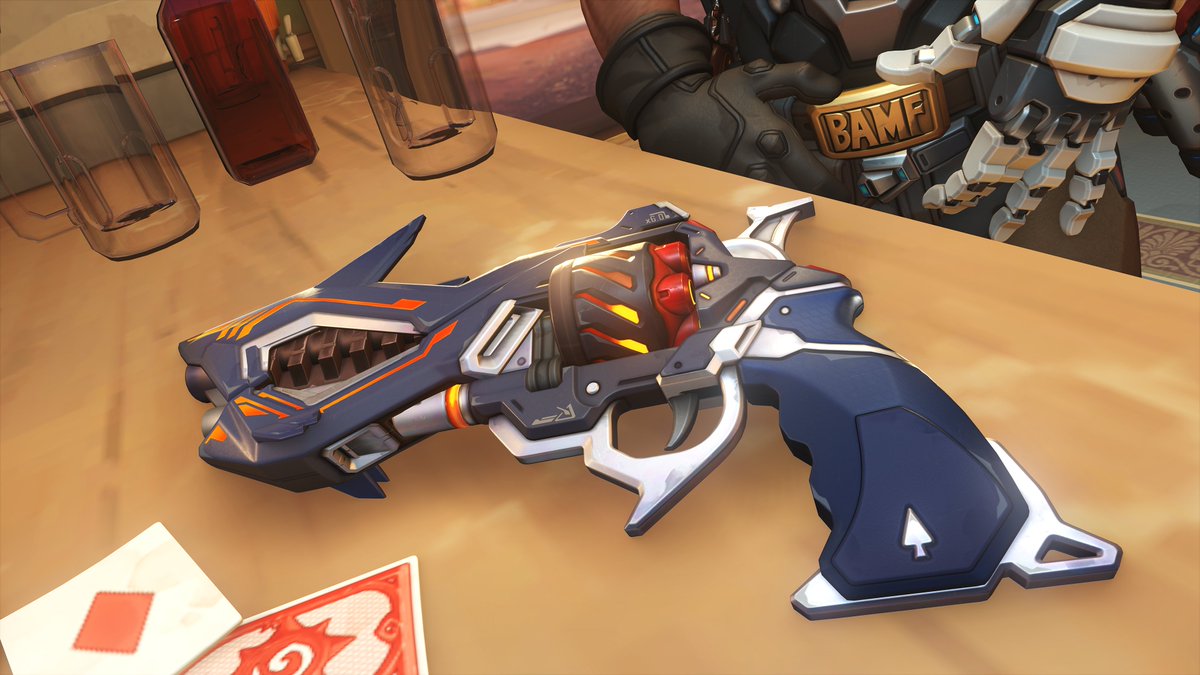 Overwatch 2 New Cassidy Mythic Weapon Skin: Blazing Sunsetter Gameplay 🔥 #Overwatch2 Season 18 begins August 26! 📺Source: Portal Overwatch