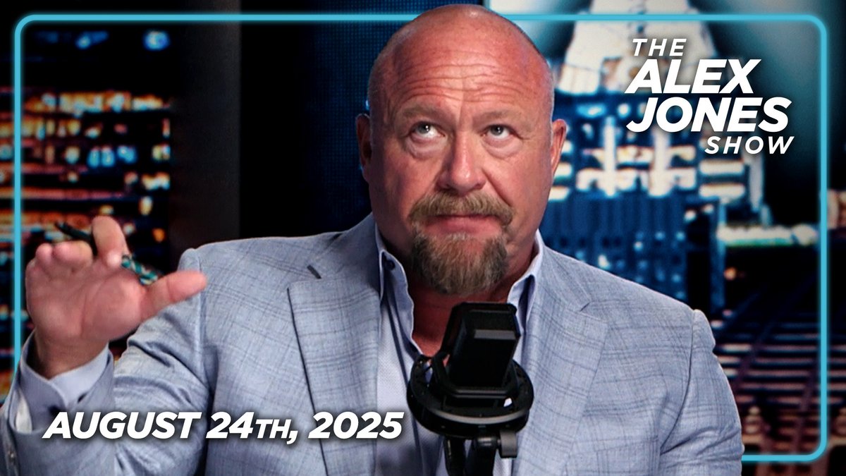 SUNDAY LIVE: Alex Jones Has Received Exclusive Mega-Bombshell Information From The DOJ That Will Shake The Foundations Of The United States! PLUS, Ghislaine Maxwell Admits Her Father Was An Intelligence Asset, And She Never Saw Trump Act Inappropriately With Young Girls In Newly Released DOJ Transcripts! — FULL SHOW 8/24/25 — This Is A Must-Watch Transmission!