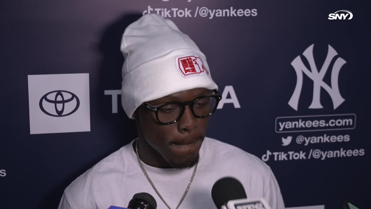 Jazz Chisholm Jr. says his best friend passed away yesterday He says today felt "like a different type of day" as he hit his 100th career home run