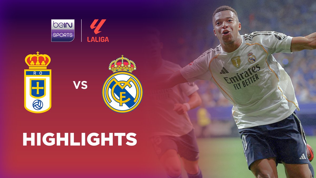 🚨 Video Highlights: LaLiga 25/26 jornada 2 Real Oviedo v Real Madrid dini hari tadi buatmu yang terlewatkan pertandingannya. 🫡 🎥 Melalui beIN SPORTS Indonesia