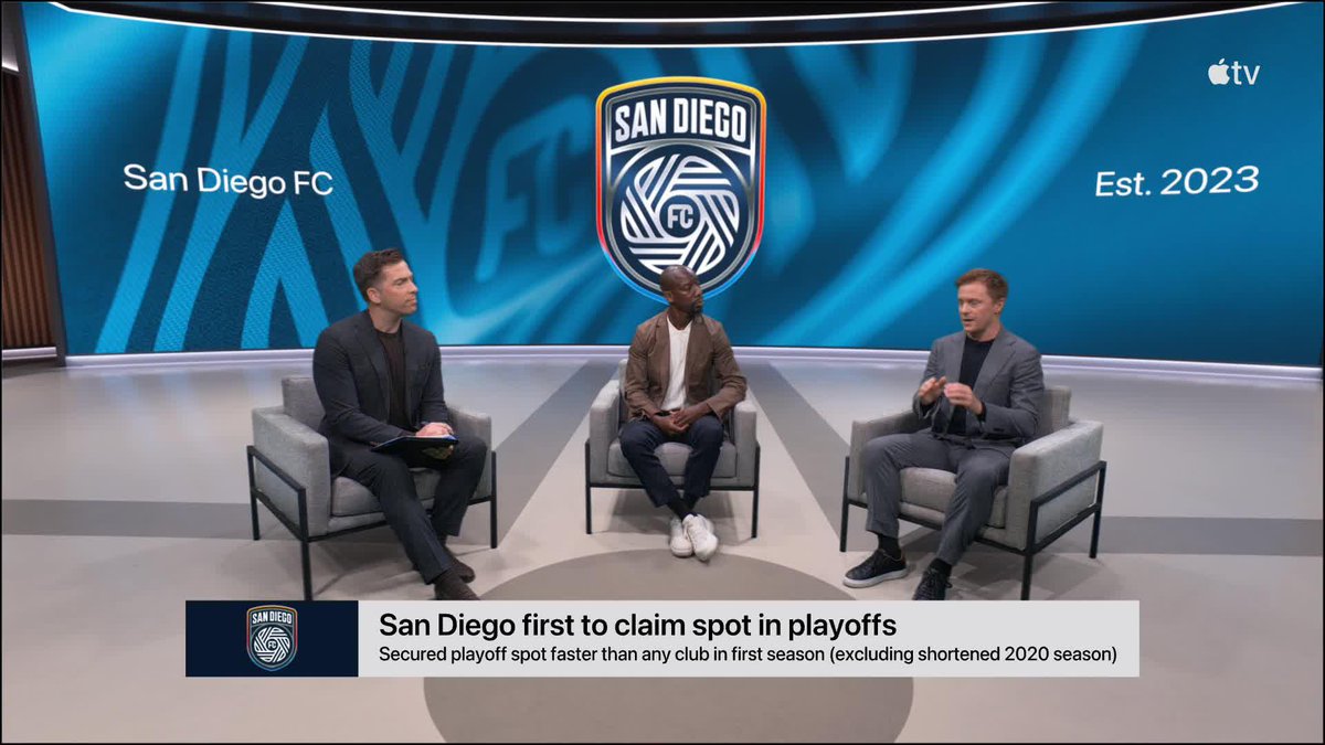 🗣️ San Diego FC are the only team to clinch a postseason spot so far. "They are the most fun to watch in MLS this year." - MLS on Air's Dax McCarty Recap the weekend with MLS Wrap-Up: