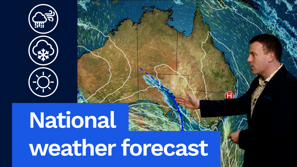 National Weather Forecast: Rain for many in the south, warm elsewhere Video current: 1:00 pm AEST 25 August 2025. For the latest forecasts and warnings, go to or the BOM Weather app.