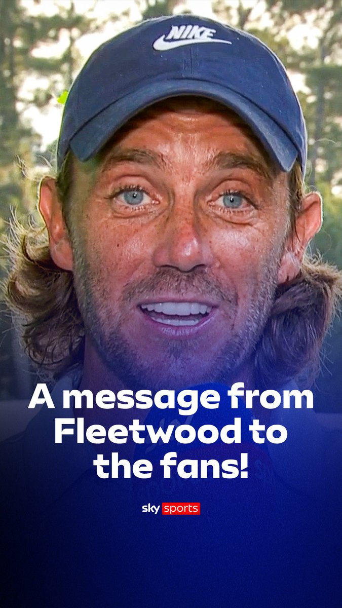 Tommy Fleetwood message to you ❤️
