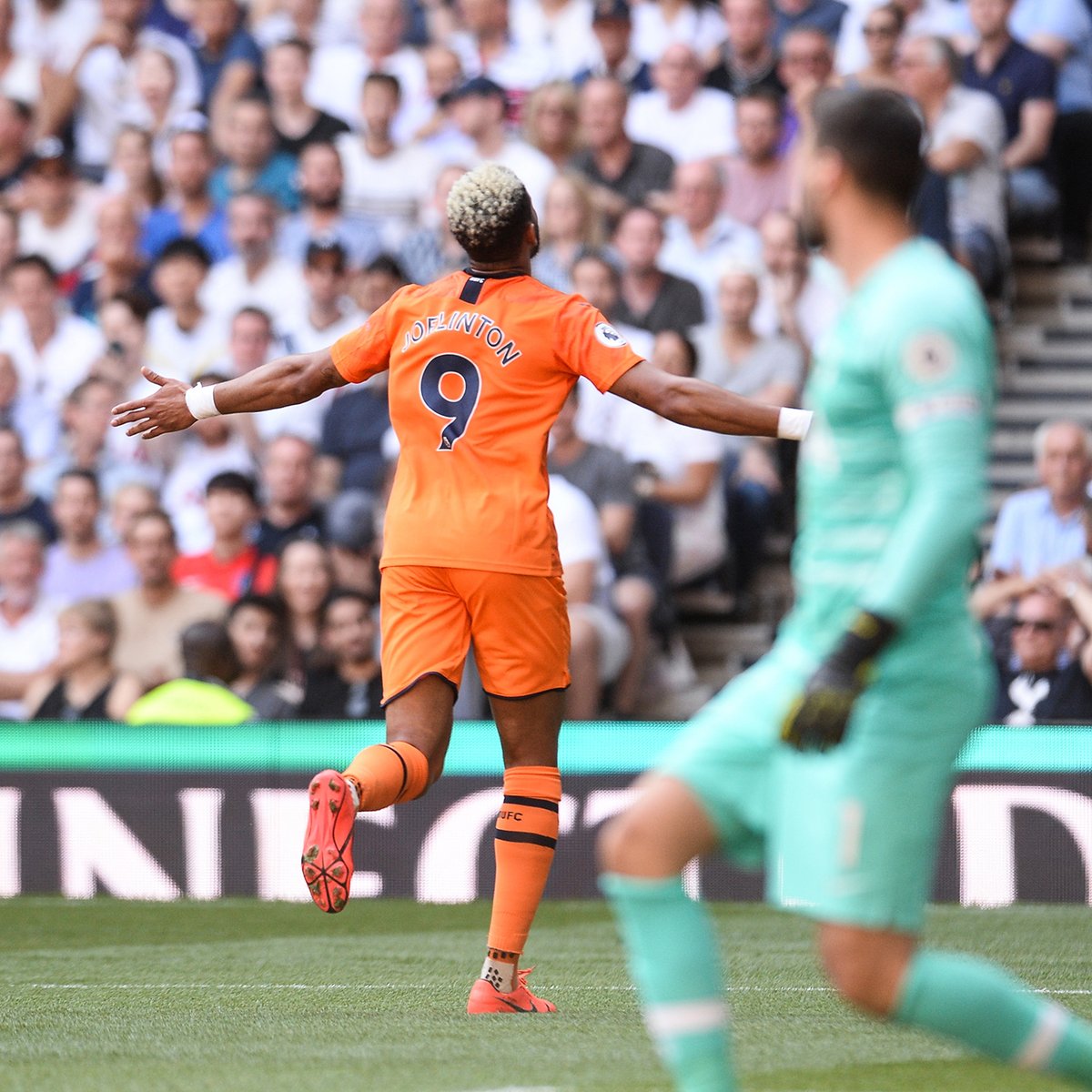 On This Day in 2019, Joelinton scored THIS goal against Spurs. Great away day this 👏 #NUFC