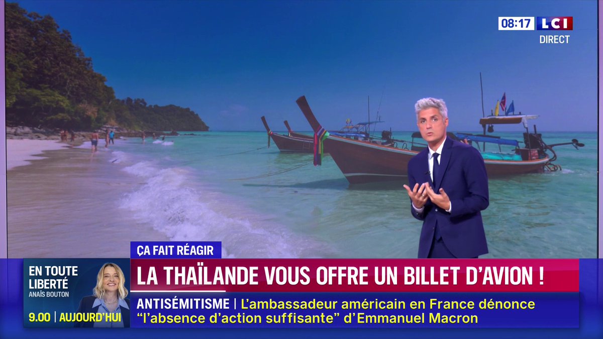 ☀️ La Thaïlande vit de moins en moins bien du tourisme, alors le pays propose aux vacanciers de leur offrir leur billet d'avion !