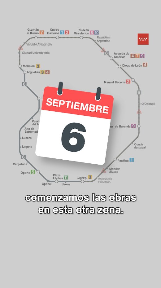 🚧🚇 Ya estamos terminando las obras en el tramo oeste de L6 y a partir del 6 de septiembre comenzamos las obras en el tramo este. 🚌 Habrá servicios sustitutivos de autobuses gratuitos. ✅ La vía será nueva, tendrá menos incidencias y estará preparada para los nuevos trenes sin conductor. ℹ️ Toda la info: