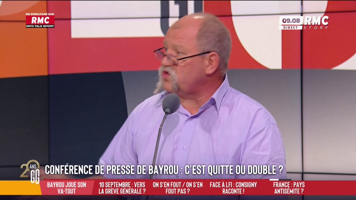 🇫🇷 Pour François Bayrou, la France a une alternative : « la chute de la falaise ou le chemin pour s’en sortir » 🗣️ Didier Giraud : "J'attends d'un budget de l'État que l'on aille à la tronçonneuse dans ce qui sert à rien ! CESE, palais du Luxembourg, on dégage !" #GGRMC