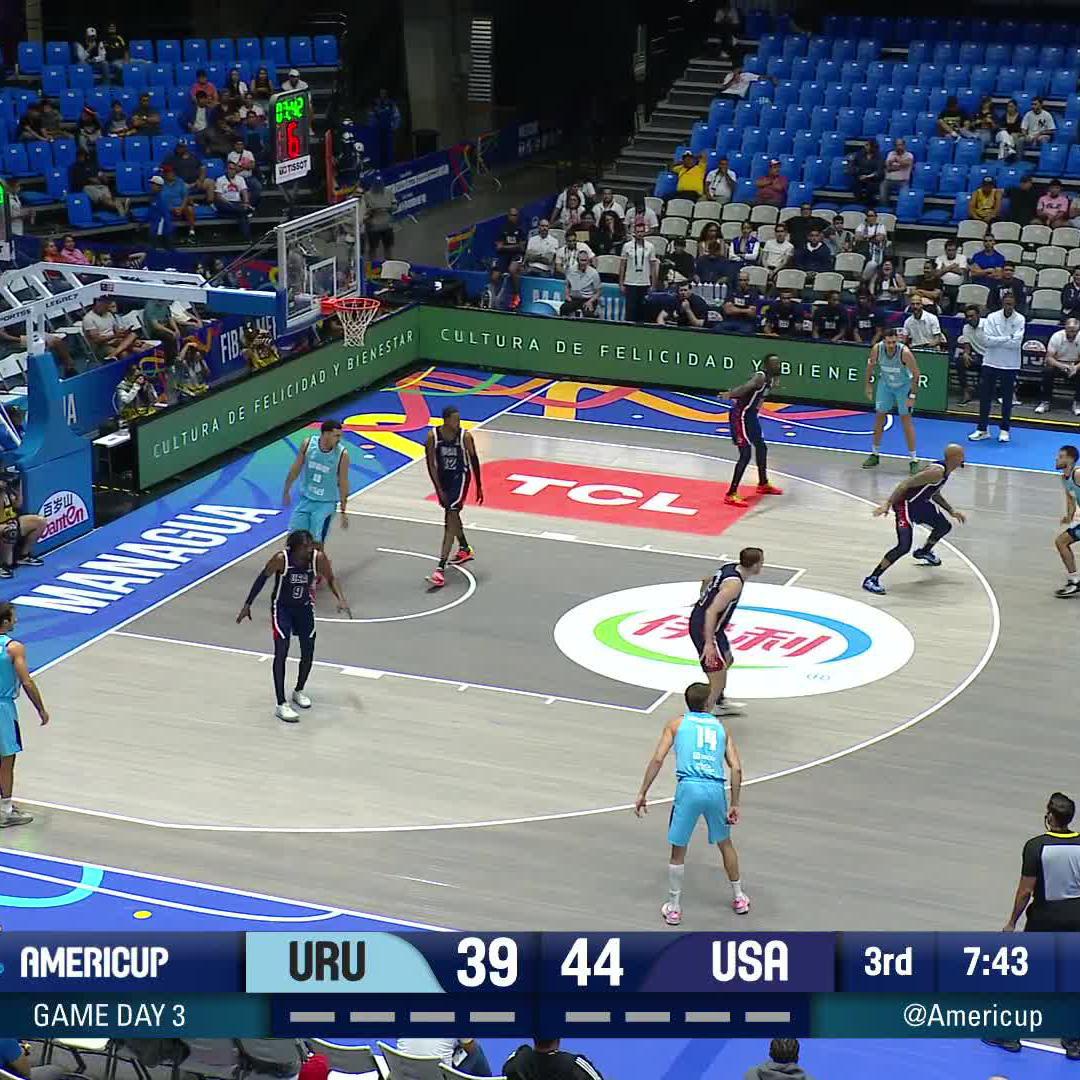 FIBAアメリカップ2025 王国アメリカ🇺🇸(1位)がウルグアイ🇺🇾(51位)に 85対86で敗北 今回のアメリカはNBA選手は0 Gリーグ選手は1人 ウルグアイは先日ブラジルに負けてます 世界のレベルが上がってるのでアメリカでもメンバーが揃わないと勝てない時代になってきたのかもしれません
