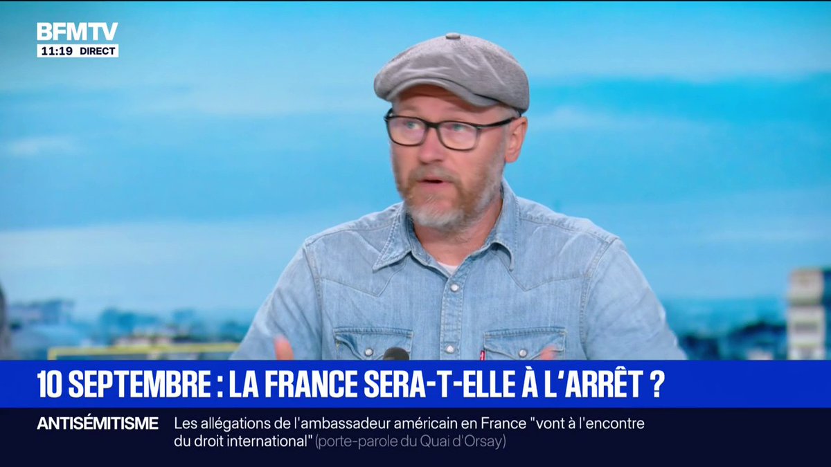 10 septembre: "On appelle à la grève générale", affirme Fabien Villedieu (Sud Rail)