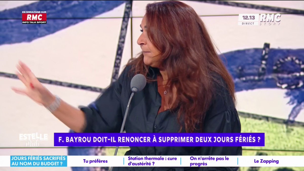 ❌ Bayrou doit-il renoncer à supprimer 2 jours fériés ? 🎙️ Yael Mellul 🇫🇷 : "Je trouve ça extraordinaire, lorsqu'on n'est pas d'accord avec des propositions de Bayrou, tout de suite on est des feignasses... Je ne suis pas prête à travailler plus sans être payée !" #EstelleMidi