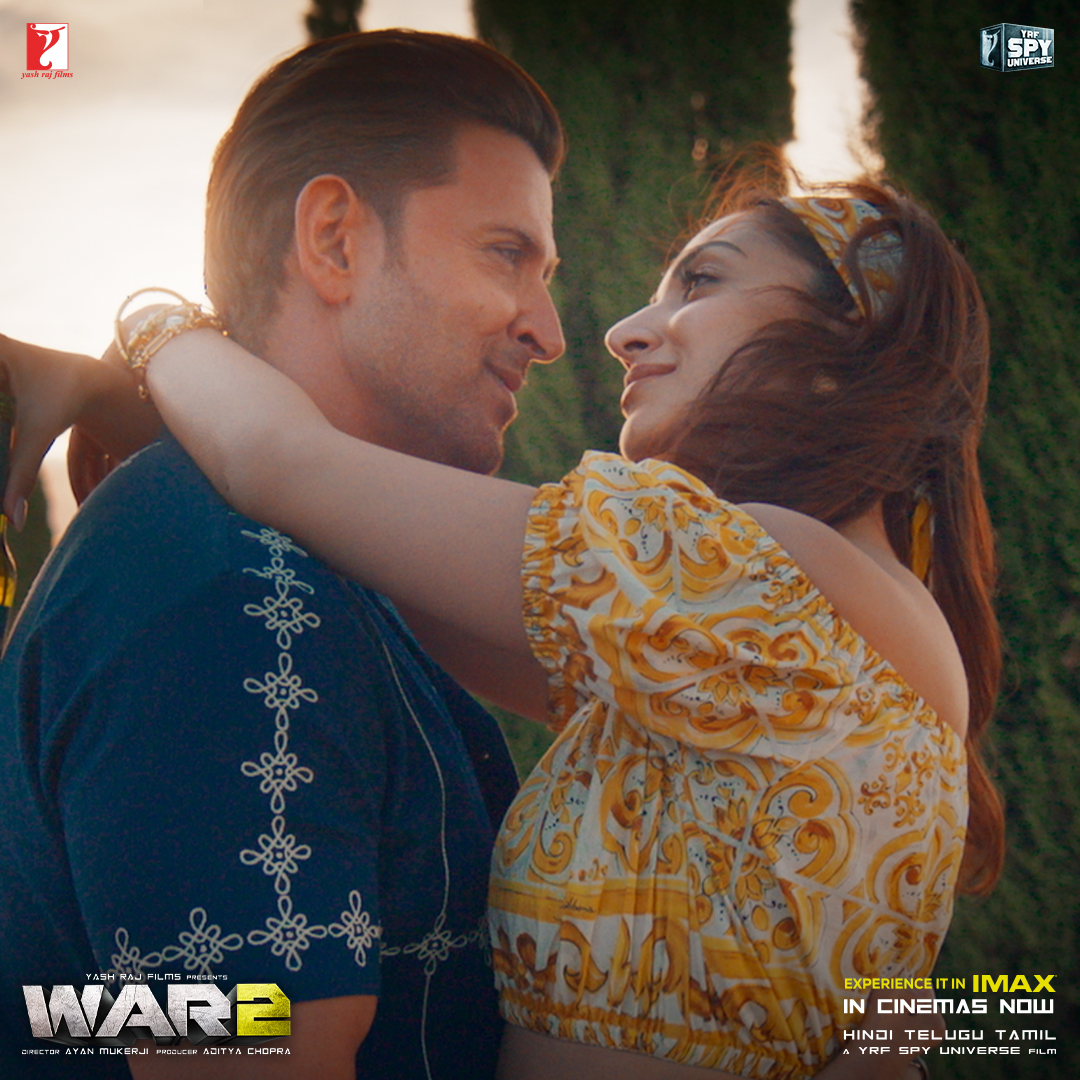 Nothing but vibes every time #AavanJaavan plays ✨ Watch #War2 in cinemas now in Hindi, Telugu and Tamil. Book your tickets! |