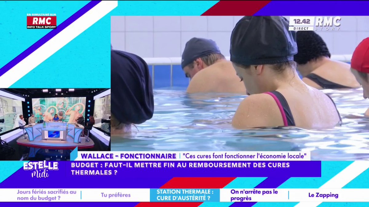 💶 Fin des remboursements des cures thermales 📞 Wallace : "J'ai fait des périodes de fatigue où je dormais 3h/nuit... Mon médecin m'a prescrit une cure de 3 semaines, j'en suis revenu zen ! Ça fait tourner toute une économie ! La Sécu prend en charge 65% !" #EstelleMidi