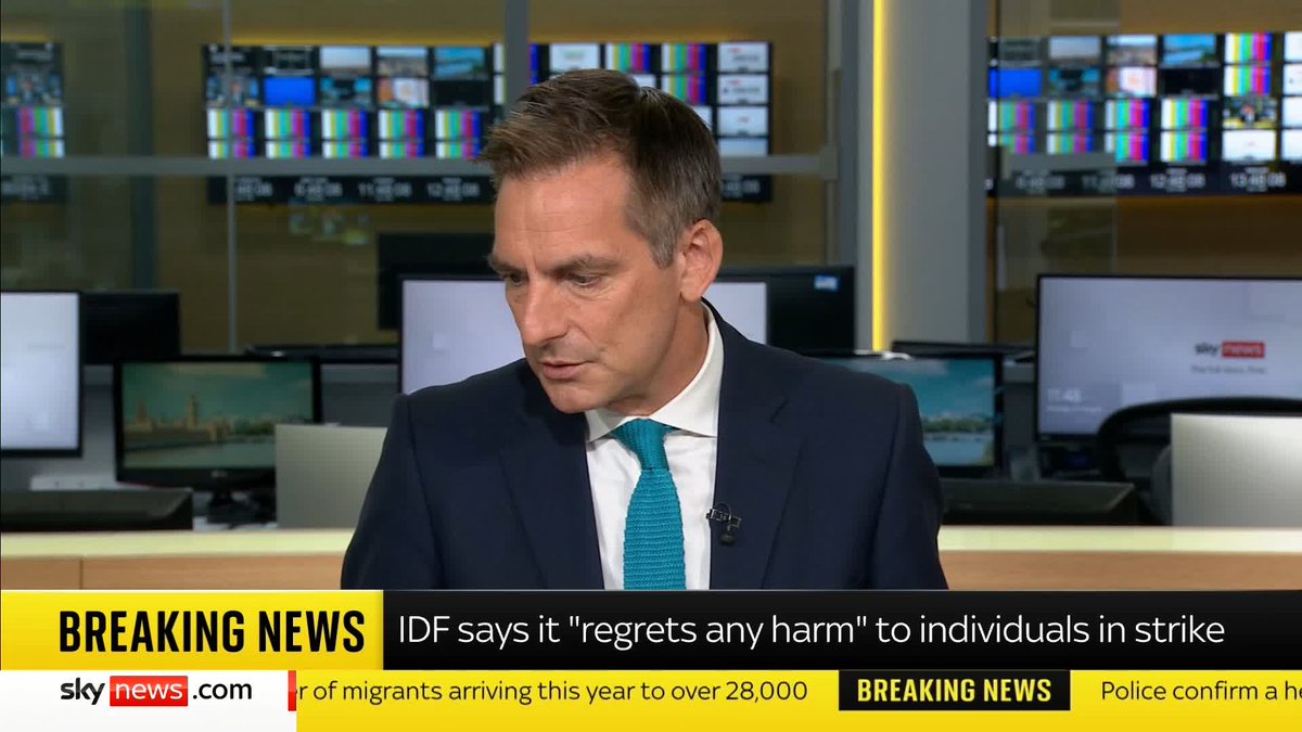 BREAKING: The Israel Defence Forces has confirmed it carried out the airstrike on Nasser Hospital in Gaza, which has now killed at least 20 people, including several journalists. Live updates: 📺 Sky 501, Virgin 602, Freeview 233 and YouTube