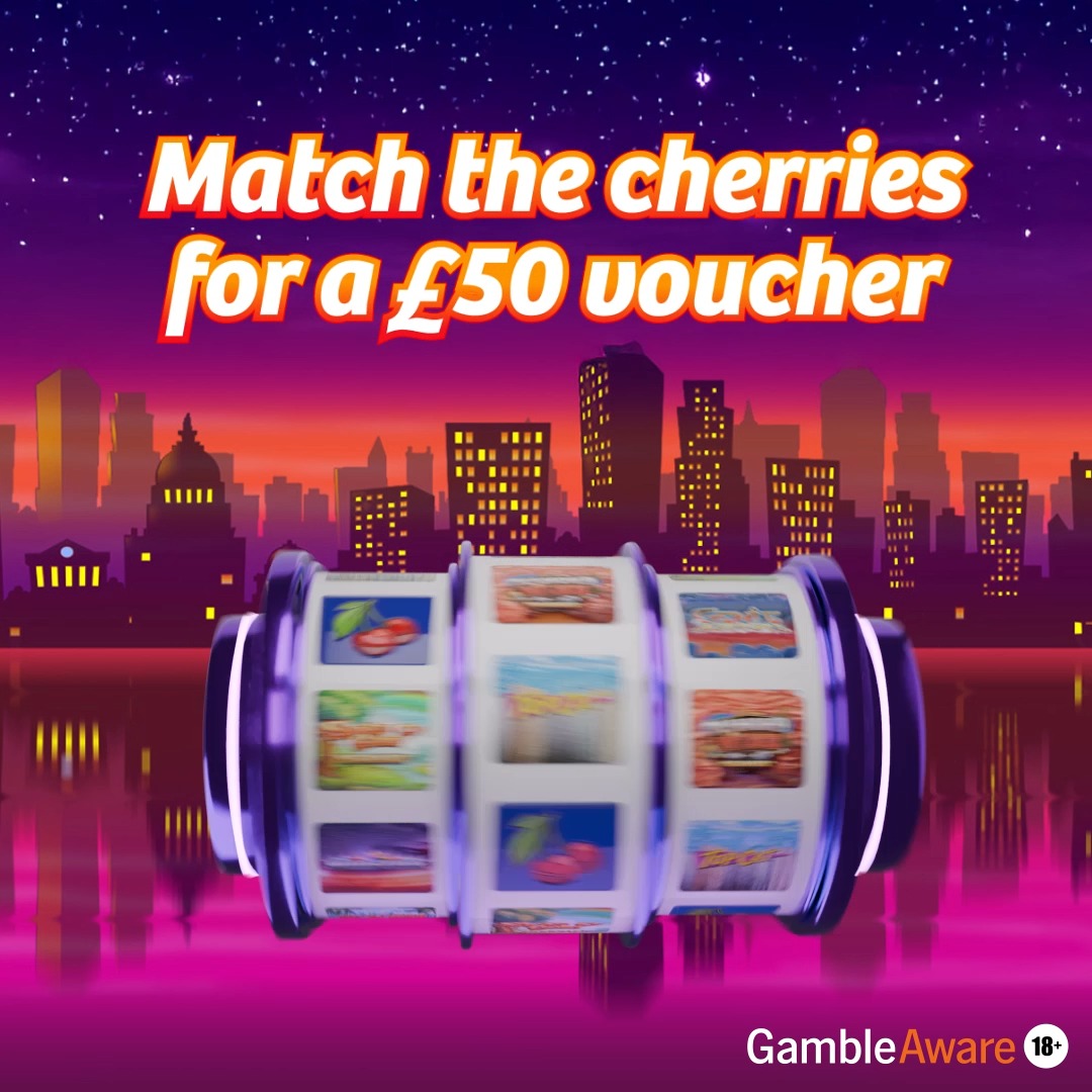 🍒 Take on our Summer of Spins reel and 𝐜𝐚𝐩𝐭𝐮𝐫𝐞 𝐭𝐡𝐞 𝐭𝐫𝐢𝐩𝐥𝐞-𝐜𝐡𝐞𝐫𝐫𝐲 𝐣𝐚𝐜𝐤𝐩𝐨𝐭 𝐟𝐨𝐫 𝐭𝐡𝐞 𝐜𝐡𝐚𝐧𝐜𝐞 𝐭𝐨 𝐰𝐢𝐧 𝐚 £𝟓𝟎 𝐀𝐦𝐚𝐳𝐨𝐧 𝐯𝐨𝐮𝐜𝐡𝐞𝐫⁣ ⁣ If that’s not enough, turn up the heat with 𝐒𝐮𝐦𝐦𝐞𝐫 𝐨𝐟 𝐒𝐩𝐢𝐧𝐬, our free-to-play game with 200,000 free spins waiting to be won. Head to your Kickers to play. ⁣ ____________⁣ ⁣ Three randomly selected winners will be announced on 1st September to win a £50 Amazon voucher. ⁣ Play Summer of Spins daily from 07/07/25 to 31/08/25, between 09:00 on Monday and 00:00 on Sunday (UK time). Make a lifetime deposit of at least £10 to access the game.