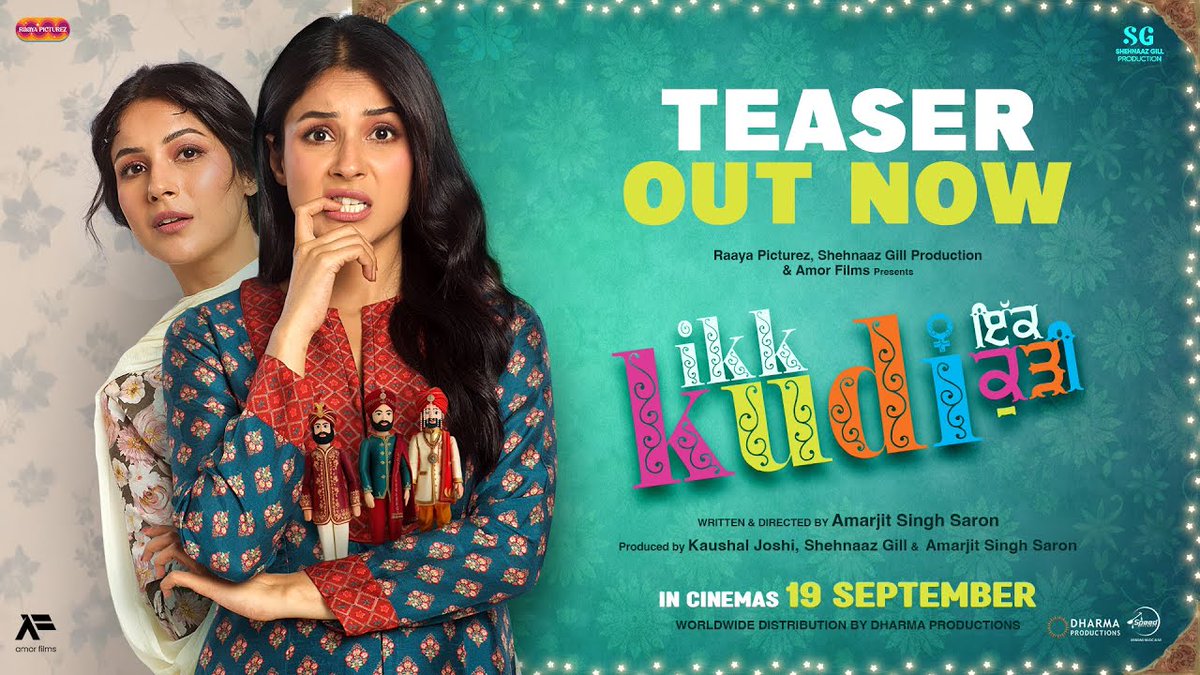 Do timelines, ek hi kahaani. But happy ending kiski hogi? "Prepare for the unexpected. Coming soon to theaters," #IkkKudi - Teaser Out Now! In cinemas on 19th September.