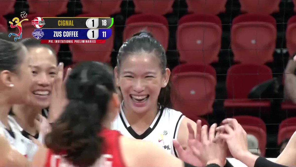 ERIN NA SIYA 😤 Erin Pangilinan delivers impactful plays as the Cignal HD Spikers dominate the third set against the ZUS Coffee Thunderbelles in the 2025 PVL Invitational! #PVL2025 #TheHeartOfVolleyball #PVLInvitational