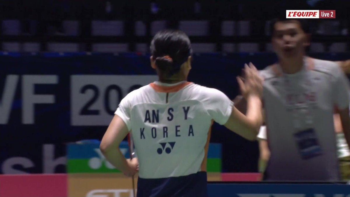 An Se-young en démonstration pour son entrée en lice ! Les Mondiaux à suivre sur L'Équipe live > #lequipeBADMINTON #Paris2025 #BWFWorldChampionships