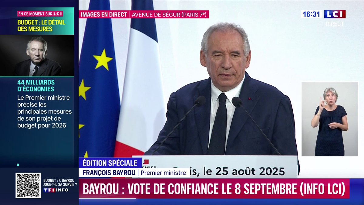 🚨🇫🇷 ALERTE GENERALE ! François Bayrou pointe la RESPONSABILITÉ DES FRANÇAIS dans l’explosion de la dette…