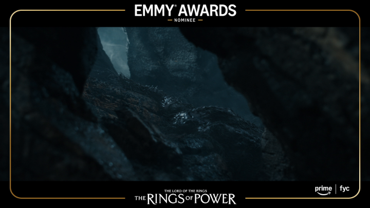 Creatures come in many forms. #TheRingsOfPower Season 2 is now #Emmys nominated for ‘Outstanding Special Visual Effects in a Season or a Movie.’