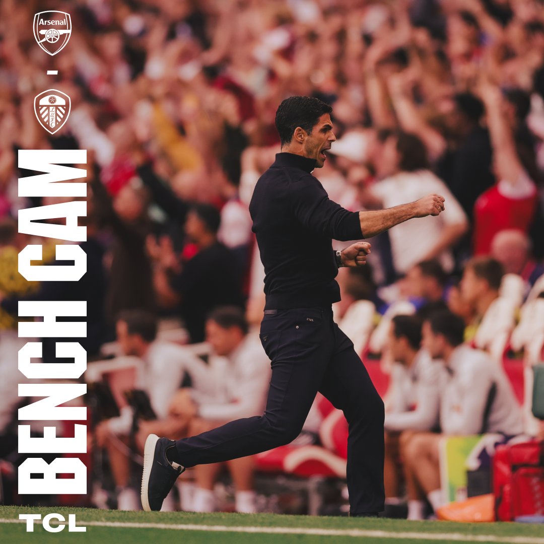 A devastating attacking display 😤 Enjoy all of the touchline celebrations with Bench Cam: Leeds United (H) 🎥 🤝 TCL Electronics