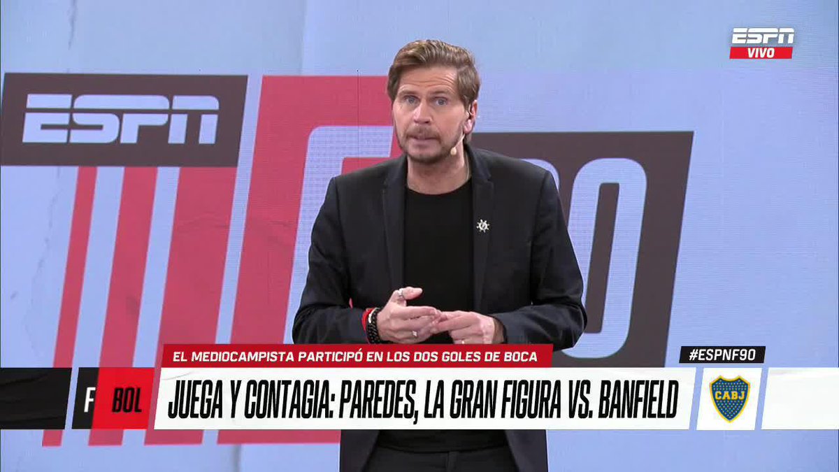 🗣️ "PAREDES ES EL RESTAURADOR" La apertura de ESPN F90 tras el triunfo de Boca sobre Banfield en La Bombonera. ▶️ Mirá #ESPNF90 en el Plan Premium de #DisneyPlus