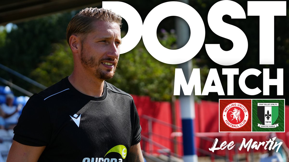 💬 Wings boss Lee Martin reflects on this afternoon's defeat to Cray Valley (PM)... #WeAreWings🪽