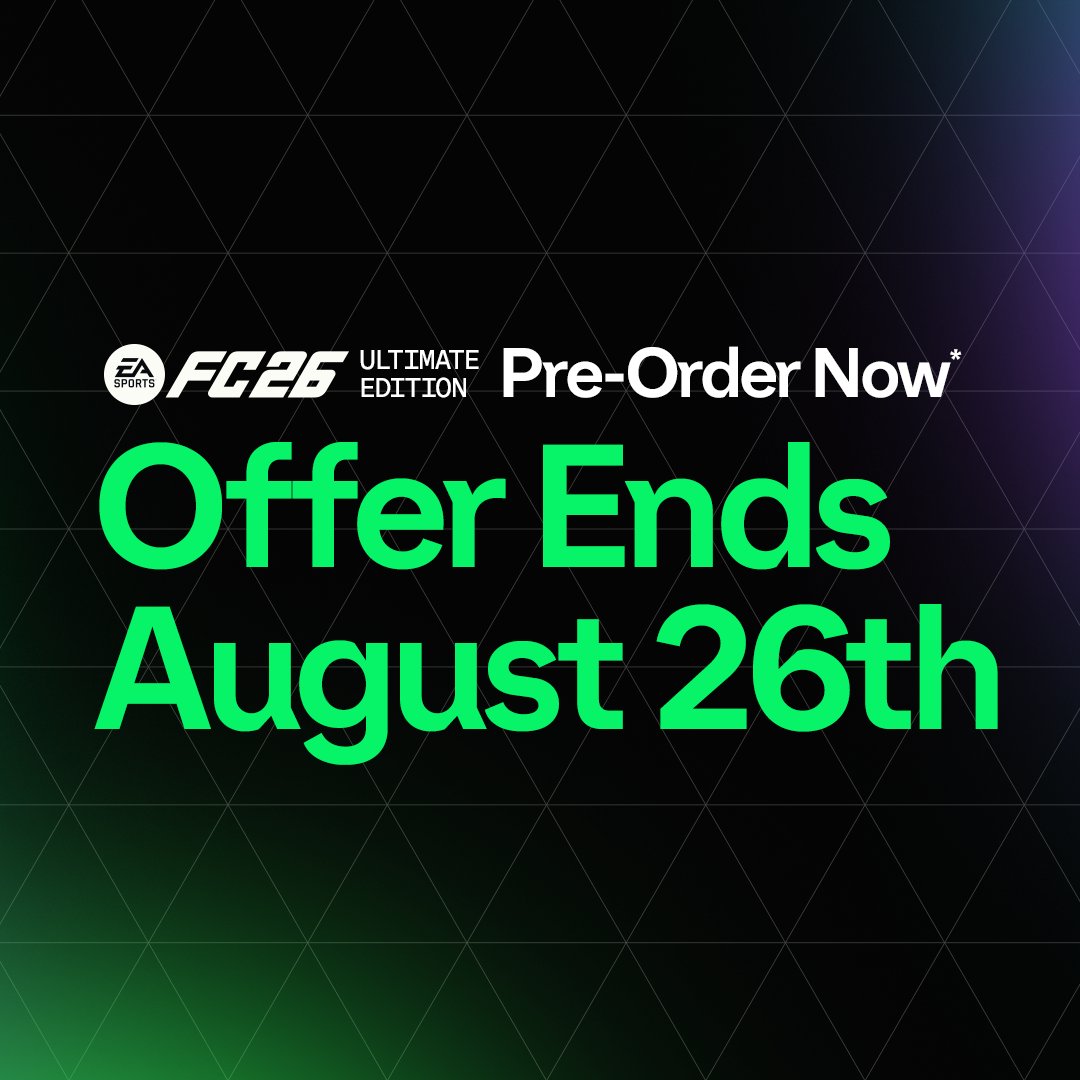 Better hurry. Last chance to get your ICON in #FC25 and #FC26, plus 6,000 FC points. Pre-Order now: