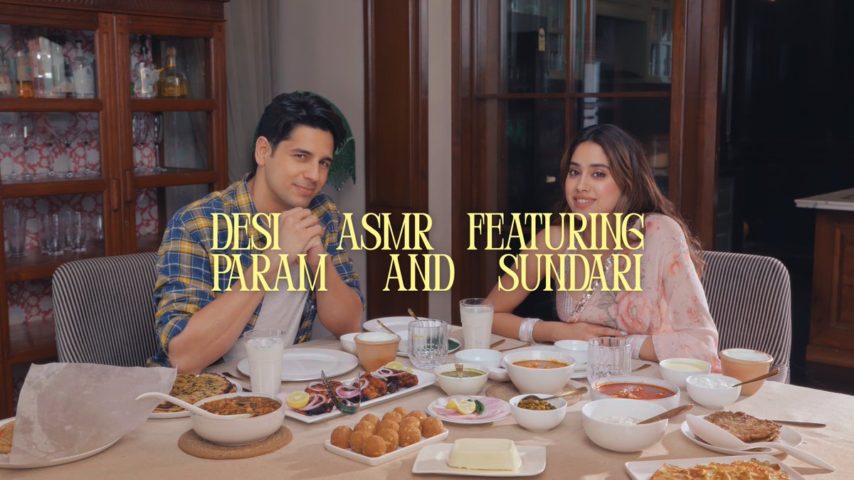 Saccha pyaar, served hot with some extra masala on the side! 🥰🌶️ Advance booking opens tomorrow. 4 Days to go for the biggest love story of the year - #ParamSundariInCinemas this Friday! #ParamSundari #ParamSundariOn29Aug