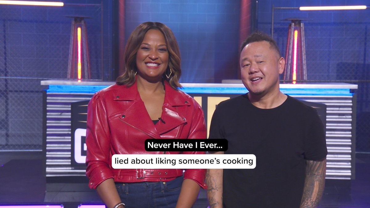 Host @thereallailaali and resident judge Jet Tila are getting personal in a special Never Have I Ever: Foodie Edition! You won’t believe some of the things they’re revealing… 🤭 Don’t miss an all-new episode of #ChefGrudgeMatch tomorrow @ 9|8c.