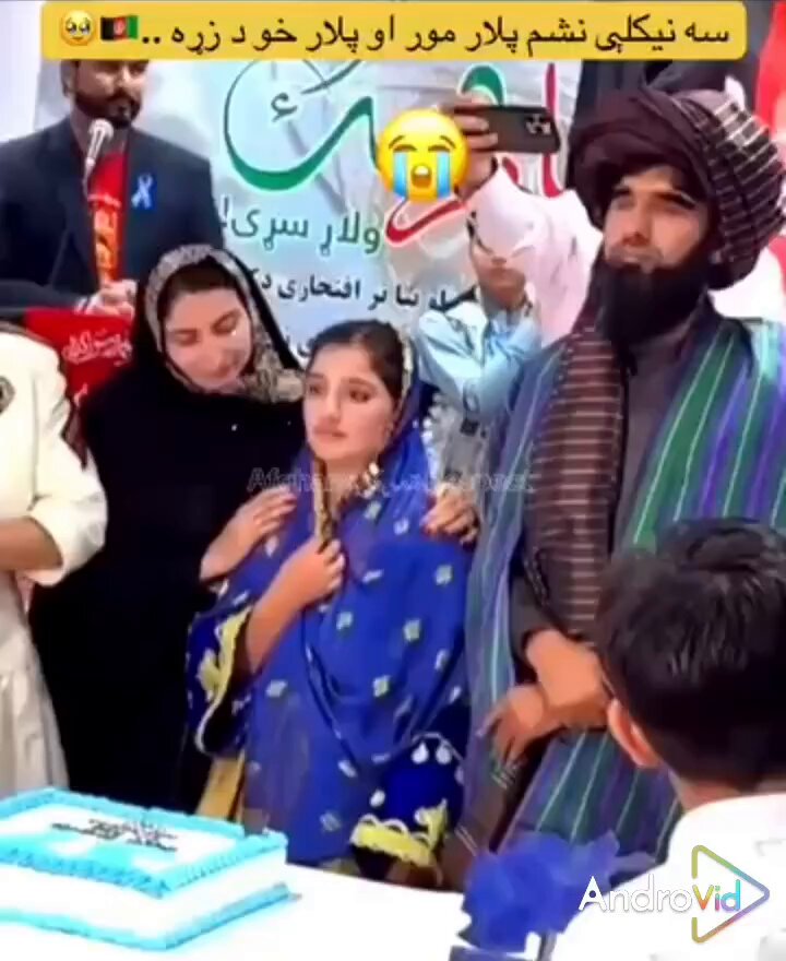نابینا پلار، خو لور ورسره د امسا په څېر ګرځي او لاس یې نیولی وي. بي بي کلثوم د خپل پلار په ستاینغونډه کې هغه ته د کېک ورکولو پرمهال خپلې اوښکې په سترګو کې تم نشوې کړای.💔 د لور مهرباني
