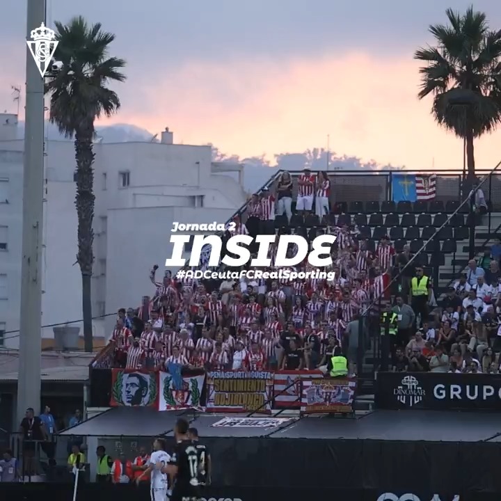 𝗜𝗡𝗦𝗜𝗗𝗘 𝗦𝗣𝗢𝗥𝗧𝗜𝗡𝗚. 🫶🏻 Gracias, Ceuta. ❤️🔥 Gracias, sportinguistas. 🤜🏻 A por más, 𝒆𝒒𝒖𝒊𝒑𝒐 🤛🏻. #ADCeutaFCRealSporting #𝗣𝗨𝗫𝗔 🔴⚪